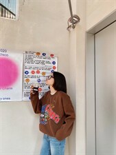 2021/加绒卫衣/NEW，女装卫衣/绒衫，潘朵拉