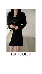 两件套西服裙图片