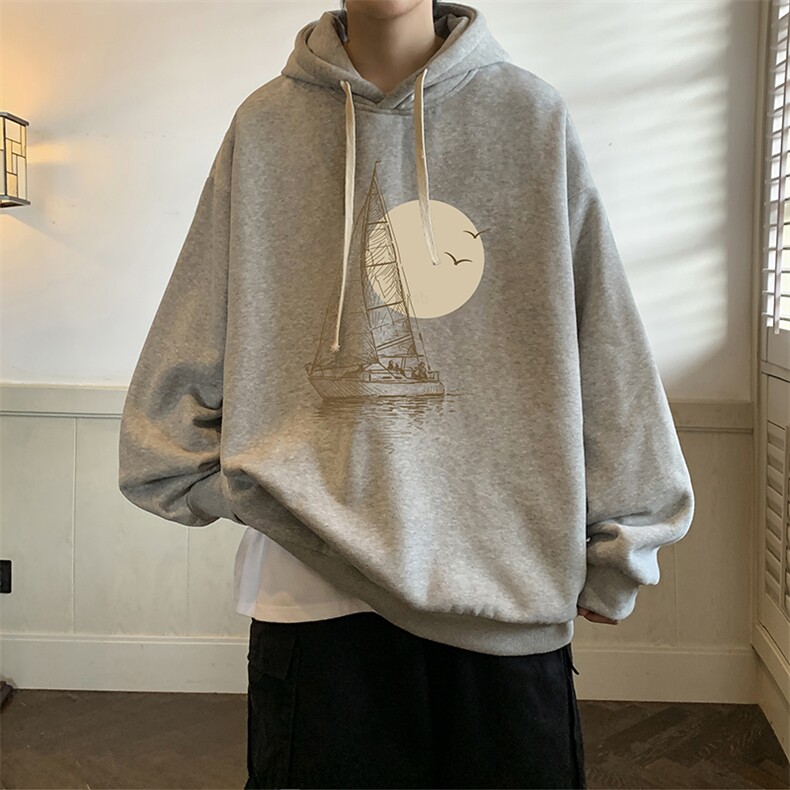 连帽卫衣男大码胖子帽衫大号运动服WY2409-P35,男装卫衣,电商A040