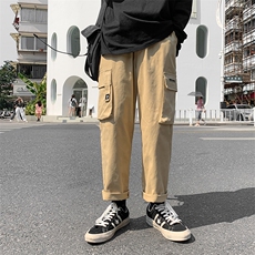 A112-P48机能工装裤男士大码宽松直筒休闲裤男，男装休闲裤，电商A040