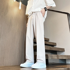 SJ-217-2-HK2358-P45早秋直筒西装裤男垂感大码西裤正装休闲裤，男装西服套装，星座217-2
