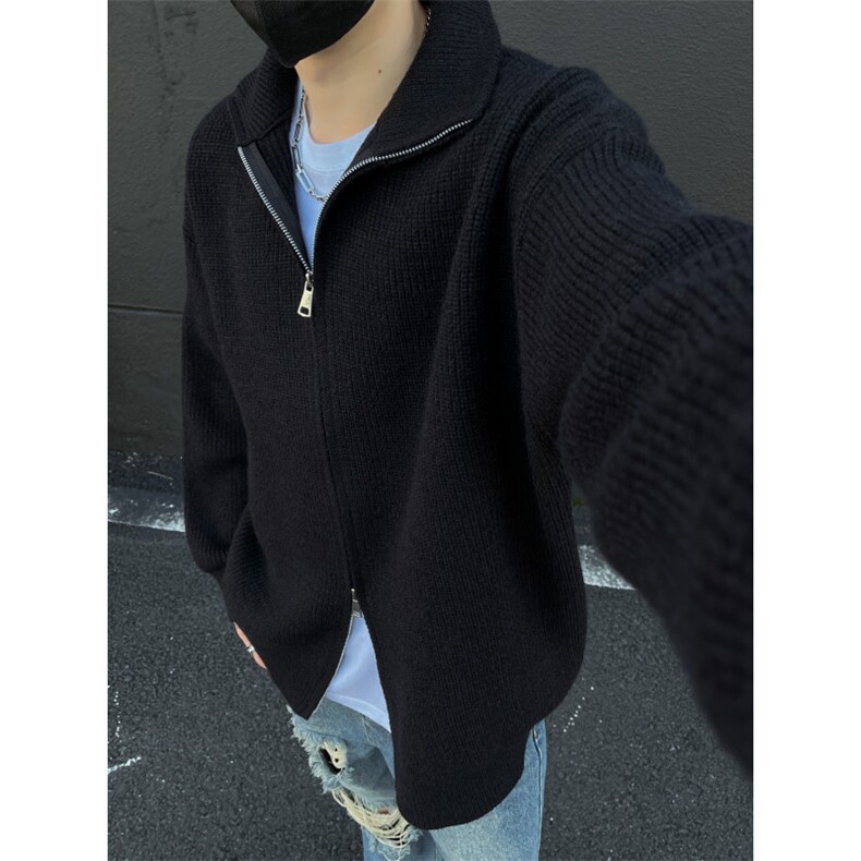 盗图备货足拉链开衫毛衣ks2200-P55,男装针织衫/毛衣,星座1212
