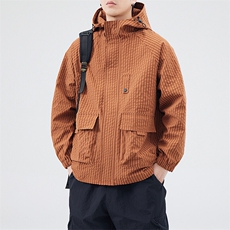 秋季户外连帽夹克男外套男女同款DSA157B-JK7811-P75，男装夹克，电商A157B