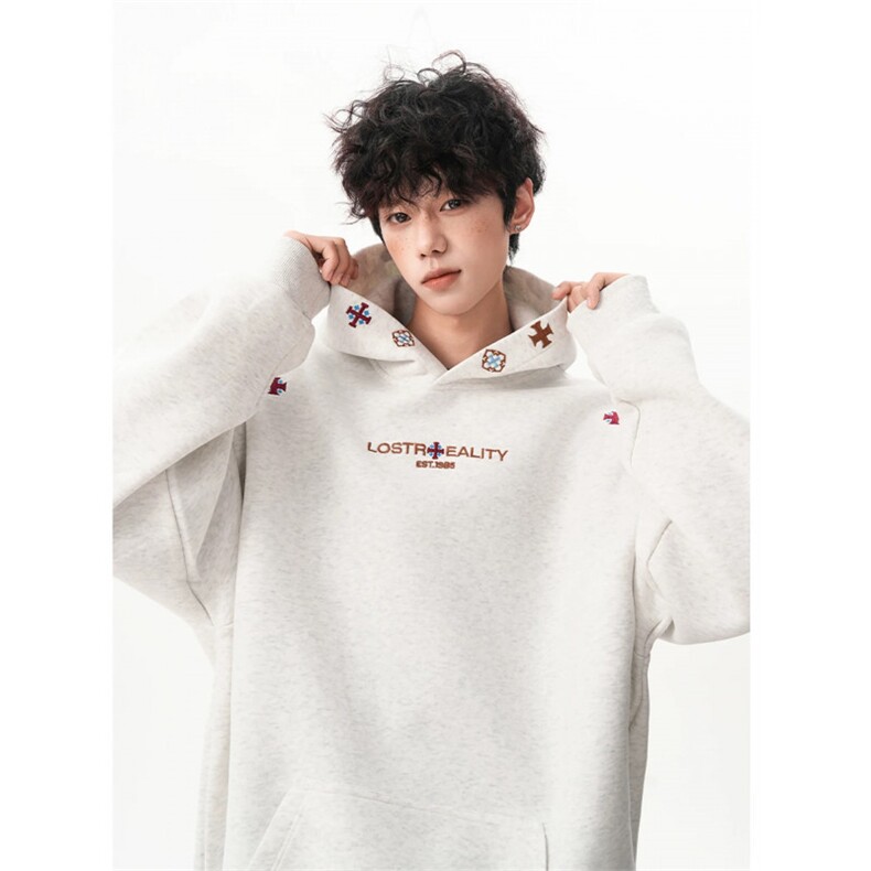 2026春装高品质刺绣情侣卫衣W086特P40，男装卫衣，星座222-2（原202-8）