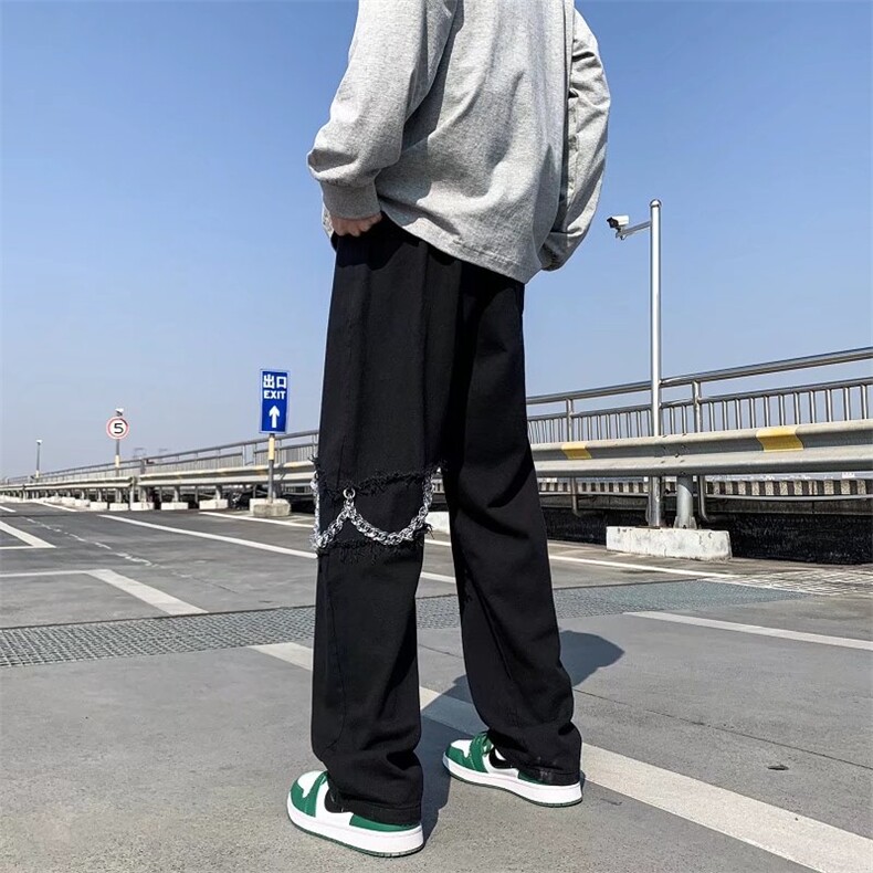 男春季潮流时尚休闲长裤工装裤D1024P42,男装休闲裤,星座1116-2