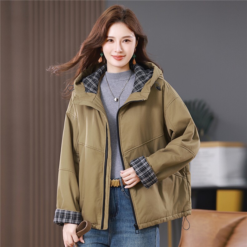 2025年冬季休闲棉服,女装棉衣/棉服,悦见她