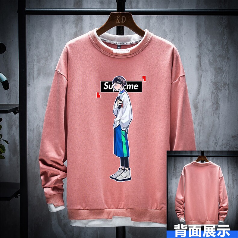 春季新款潮流男士长袖t恤时尚圆领卫衣电商A158-2-C2606,男装T恤,星座313B-2