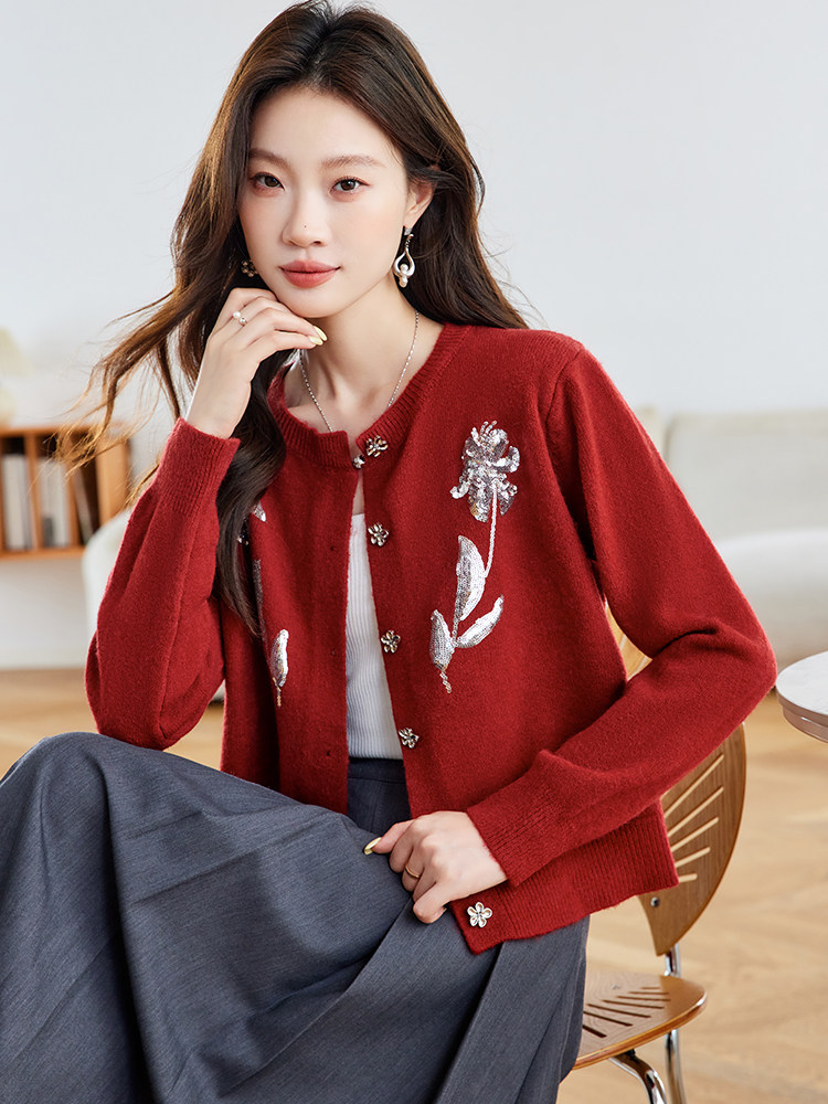 现货毛衣女2025春秋慵懒风宽松减龄洋气内搭套头针织衫上衣,商品下架区,韩然一族