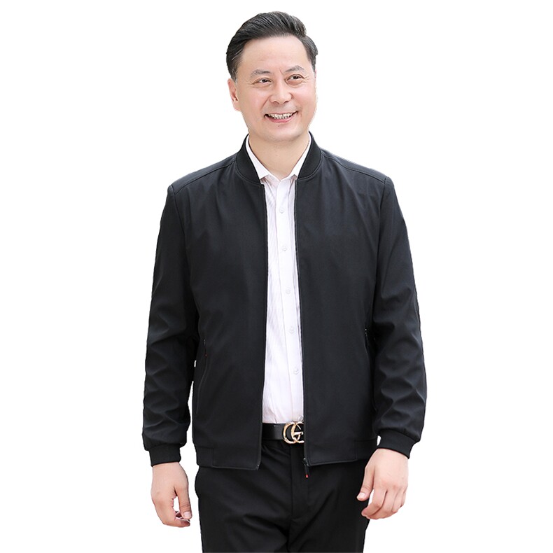 NN9951钱塘2020-3中老年男士春秋薄款商务休闲江夹克外套P57,男装夹克,钱塘207-3