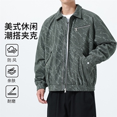 311B-1-898-P60控98秋季新款夹克外套男翻领户外休闲上衣，男装夹克，星座311B-1