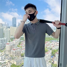 POLO衫男短袖纯色韩版潮学生修身翻领t恤青年半袖体恤男T201，男装Polo衫，星座1116A-2（原606A-1）