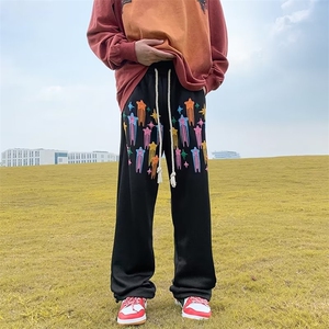 男新款青少年时尚休闲裤发泡工艺  SA15 P35图片