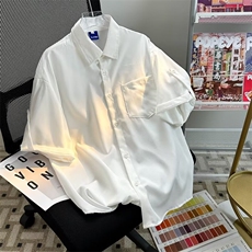 衬衫男士韩版潮流痞子帅气百搭宽松2024夏季ins短袖外套CY892-P26，男装衬衫，星座412-3