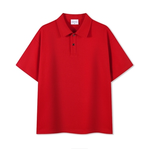 40支  双纱珠地240克  8色S-3XL  65%棉  35聚酯纤维 男女款T恤图片