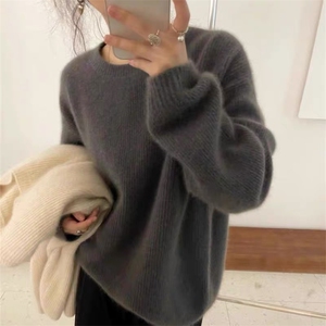毛衣女秋冬2024秋冬款洋气慵懒宽松软糯针织衫上衣图片