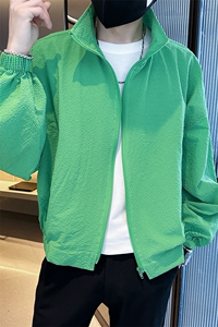 23夏季店主小伙痞帅男薄款立领防晒衣户外夹克外套A236-5018-P85图片