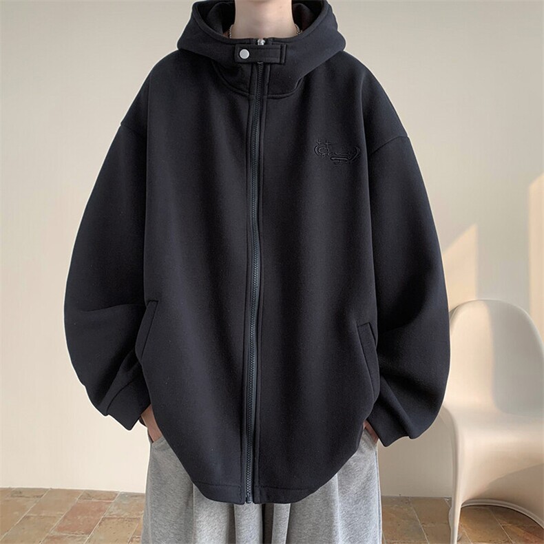 现货D232-WT116-P88控108自制款高克重刺绣加绒加厚外套班服65棉,女装短外套,电商D232