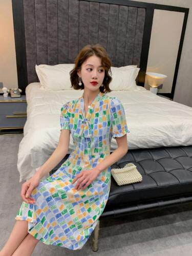 沙滩裙,女装,荷塘月色