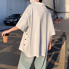 男圆领T恤宽松短袖假领带短袖T恤TX501P35，男装T恤，星座1116-2