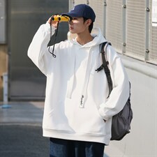 22秋装新品情侣卫衣连帽卫衣简约绣花外套宽松上衣G1017P68男，女装短外套，电商A339