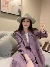 春季爆版西装，女装西装，唇蔻