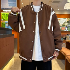 美式拼接飞行员夹克外套男装高街潮牌运动棒球服宽松休闲J215，男装夹克，星座1116A-1（原606A）