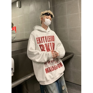 618B-1-DY11-美式连帽卫衣男女高街套头外套潮牌P58控85图片
