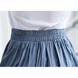 时尚百搭高腰显瘦半身裙优雅气质长款A字裙，女装半身裙，韩美纤衣