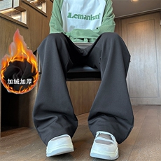 秋冬加绒加厚微喇运动卫裤A4750特P43控68有薄款，男装休闲裤，电商A309