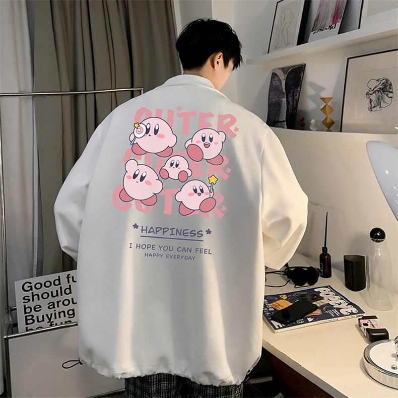 麂皮绒夹克男大码立领褂子外套JK85310-P68加绒款-P78,男装夹克,电商A040
