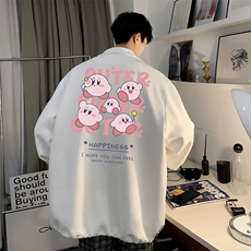 麂皮绒夹克男大码立领褂子外套JK85310-P68加绒款-P78，男装夹克，电商A040