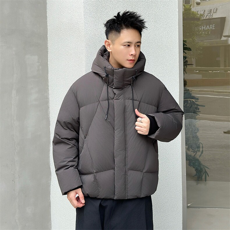 2025标90白鸭绒男连帽面包服羽绒服大码369-P360,男装羽绒服,星座223（原229-2）