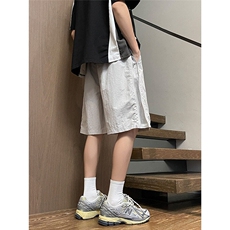 美式侧边拉链网眼透气速干短裤男夏季五分裤薄款宽松裤子SA18-P42，男装牛仔裤，星座208-5