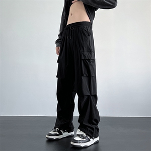 美式 hiphop高街宽松加厚弹力工装ins休闲裤货号K2326P65图片