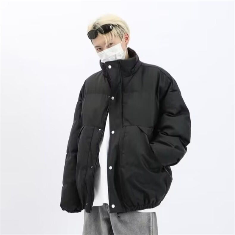 痞帅风PU加棉皮衣男款潮ins百搭美式加厚棉袄外套潮牌TC3337P80，男装皮衣，星座1013-5