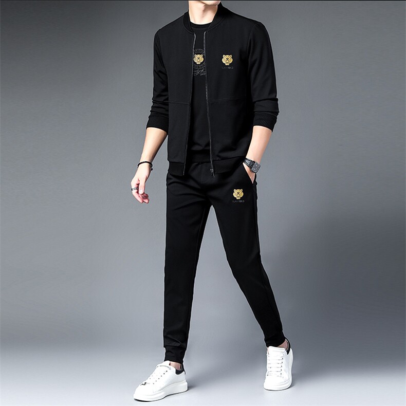 SA9680-3钱塘2020-2冬季新款时尚休闲中青年男士卫衣套装P243,男装休闲套装,钱塘207-2