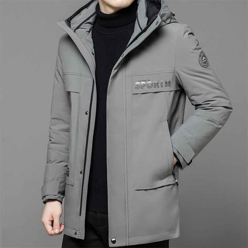 羽绒服男士新款秋冬季宽松休闲青年中年保暖连帽外套FF2283-P245,男装羽绒服,星座1105-3