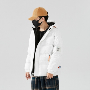 高品质男冬季新款保暖棉衣加厚大码潮流面包棉服外套33211P115,颜色高饱和度高明度服装搭配图片