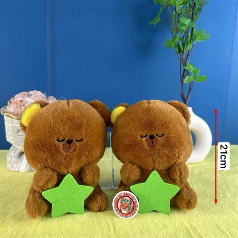 抱星小熊（百个起售），喜乐毛绒制造工厂