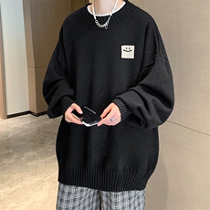半高领毛衣男士大码针织衫男毛线衣男M18316-P45加绒款-P65，男装针织衫/毛衣，电商A040