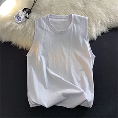 青春流行标准纯棉背心MX01P25，男装背心/马甲，星座1116-2