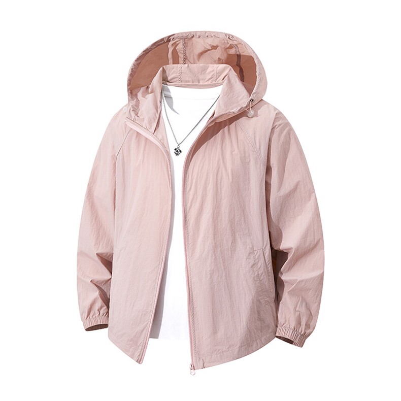 美式高街潮牌连帽防晒衣潮流宽松休闲上衣A161-2360-P40，男装防晒衣，电商A161