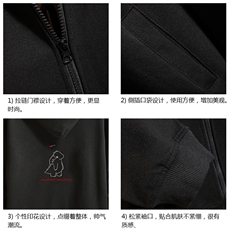 KS21140-P38连帽开衫卫衣男运动外套大码班服砖墙挂拍，男装卫衣，电商A040A