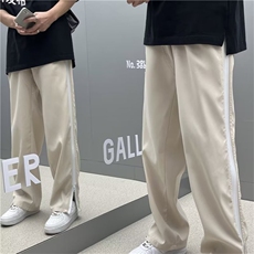冲锋裤男春夏季潮牌美式高街cityboy设计感直筒宽松拉链休闲长裤，男装休闲裤，星座601-2