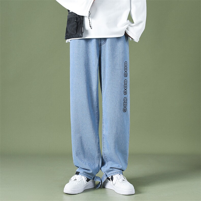 21年秋季港风牛仔裤中性风牛仔裤女高品质现货DS-A160-1-8607-P45,男装牛仔裤,电商C323-1