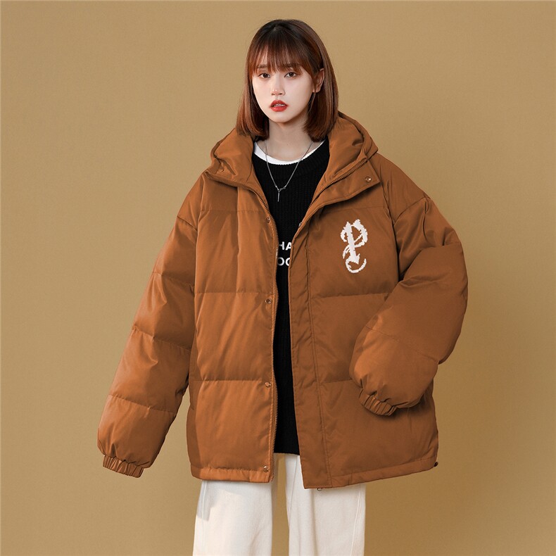 白鸭绒中性风22冬季潮流字母印花加厚连帽羽绒服YR175P195控258,男装羽绒服,A247A