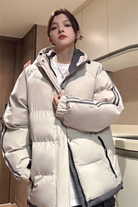 25冬季羽绒棉服加厚保暖上衣服潮牌工装潮流男士冬装外套5811-P58图片