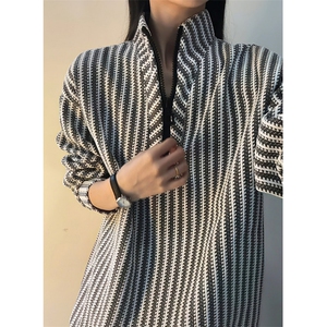 雪尼尔半拉链卫衣男女秋冬美式长袖t恤高级感重磅外套 WE76图片