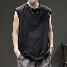 2026新款凉感背心男士夏季宽松大码运动吸汗无袖t恤潮薄健身坎肩，男装背心/马甲，电商D215