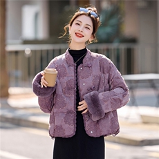 2025年中式G风中式白鸭绒新款羽绒服，女装羽绒服，伊仟回